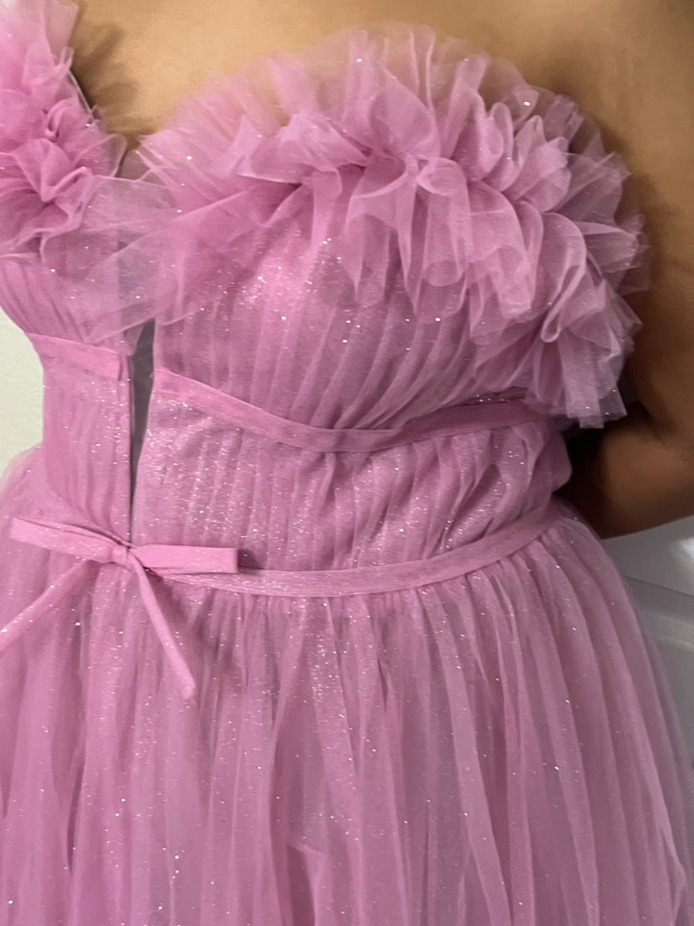 Mac Duggal Pink Ombré Barbie Princess Prom Dress 14 - Picture 2 of 10